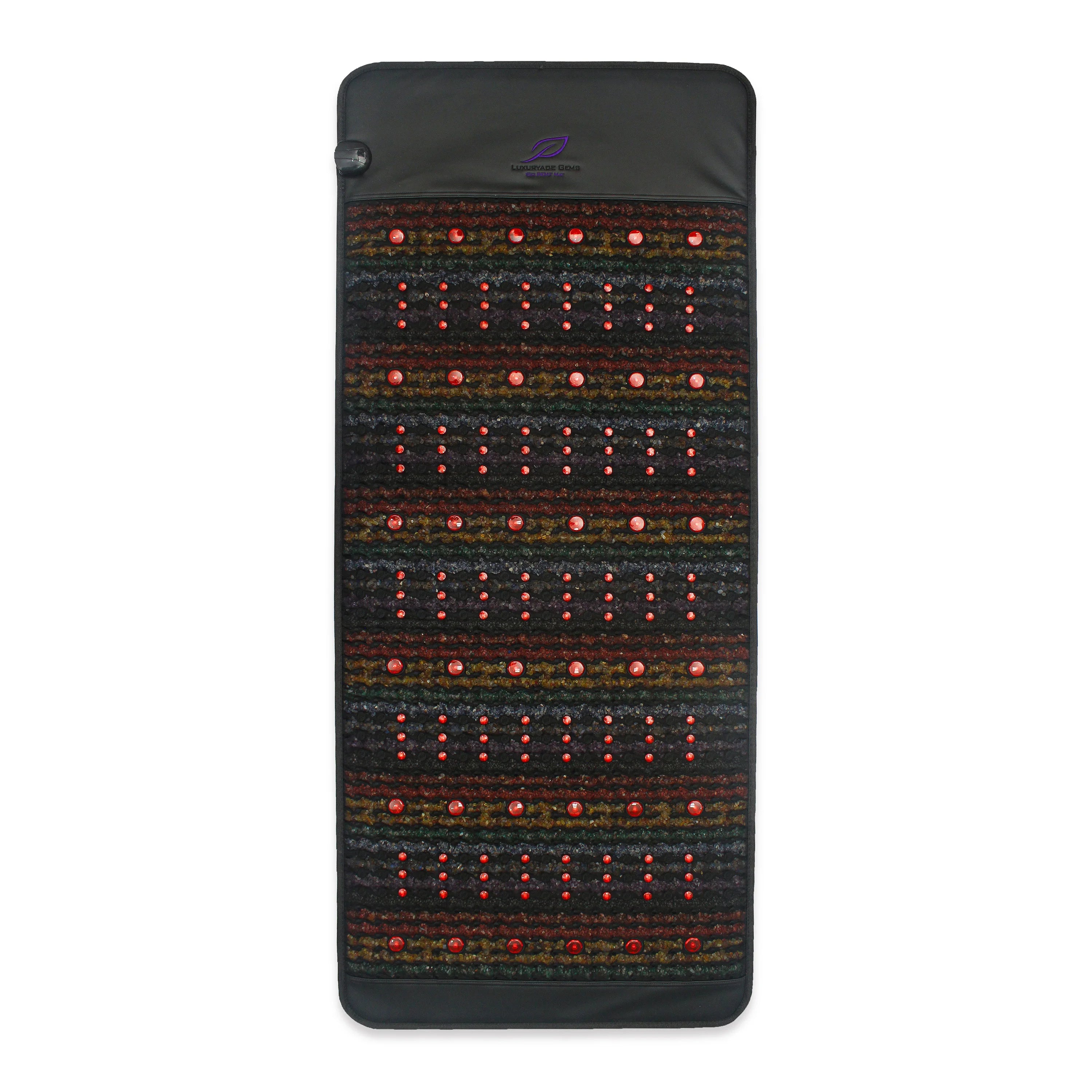 Luxuryade B190 Pemf FlR Infrared Heating Mat Crystal Amethyst Therapy Heating Photon Red Light PEMF Infrared Massage Mattress