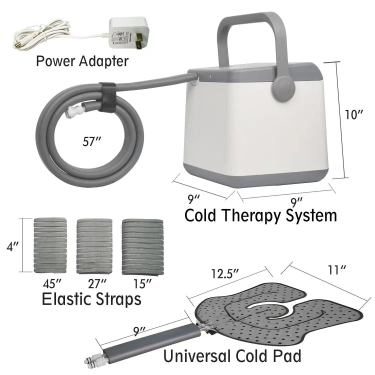 Leg MassagerHome Portable Physiotherapy Leg Cryotherapy Ice Cooler Cryo Cold Water Compression Therapy System Machine Pad