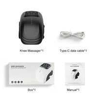 Cordless Heated Knee Massager — Vibration & Heat Therapy for Joint Relief