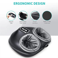 Foot Massager Heating Therapy Air Compression  Knead Roller Muscle Relaxation Electric Foot Massage Machine
