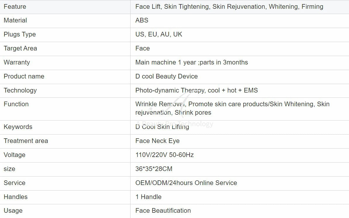 New Cool and Hot Skin Rejuvenation D-Cool Cryo Facial Cooling Massager D-cool Electroporation ION Facial Care Beauty Equipment