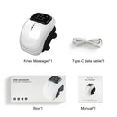 Cordless Heated Knee Massager — Vibration & Heat Therapy for Joint Relief