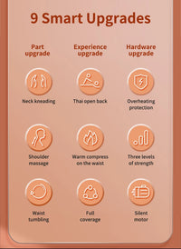 Back Waist Cervical Spine Multifunctional Full Body Neck Shoulder Electric Massage Cushion Household Kneading Shiatsu Massager