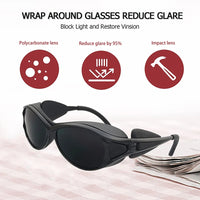Red LED Infrared Light Protective Glasses Laser Eyes Protection Glasses For Tanning Goggles UV Blocking IPL Laser Safety Glasses