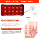 NEW LED Red Light Belt 660nm&850nm Infrared Light Therapy Pad for Body Fatigue Deep Therapy for Back Knee Hands Feet Relief