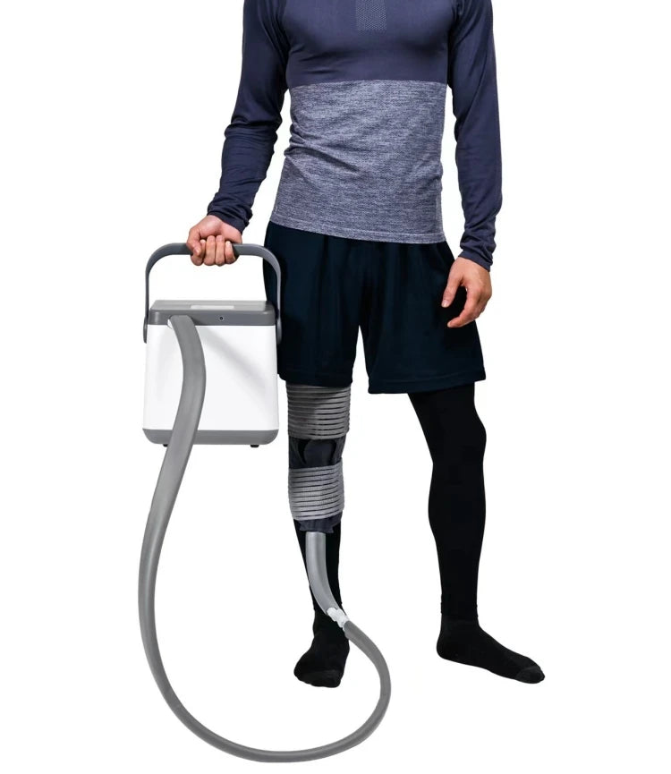Leg MassagerHome Portable Physiotherapy Leg Cryotherapy Ice Cooler Cryo Cold Water Compression Therapy System Machine Pad